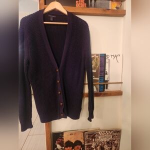 Tommy Hilfiger Blue Knit Cardigan